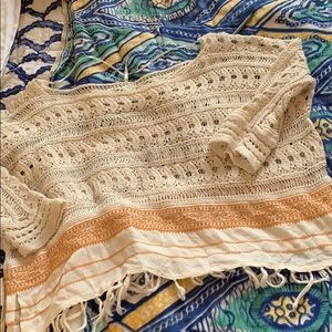Free People Crochet Cropped Top